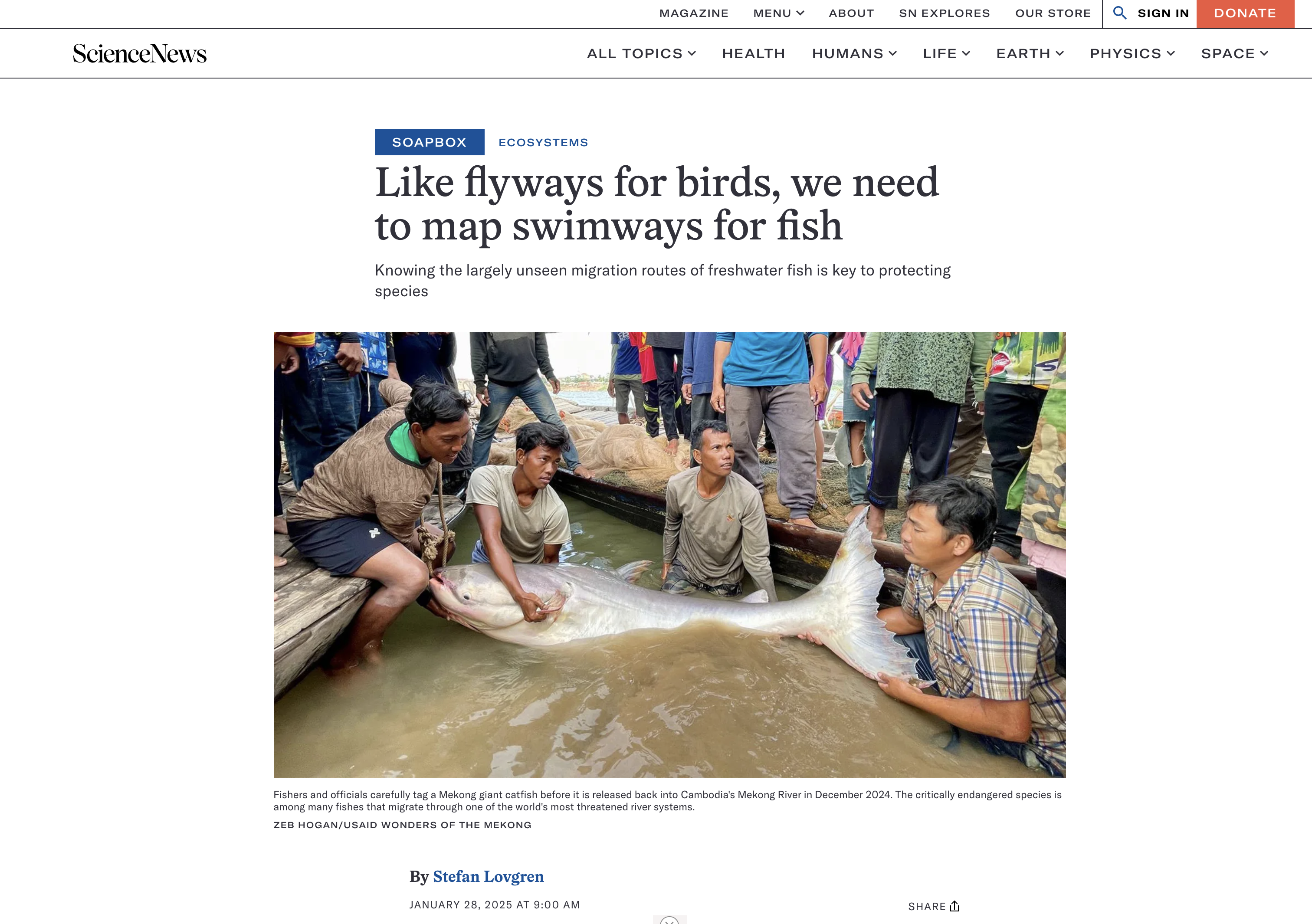 Inside Climate News article screenshot